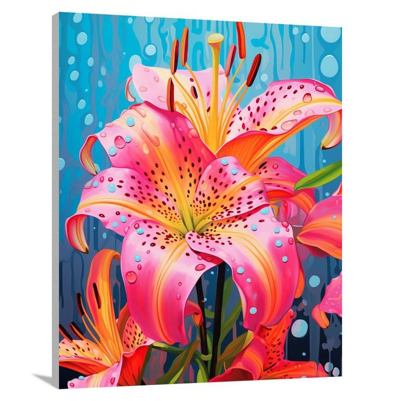 Lily's Unveiling - Canvas Print