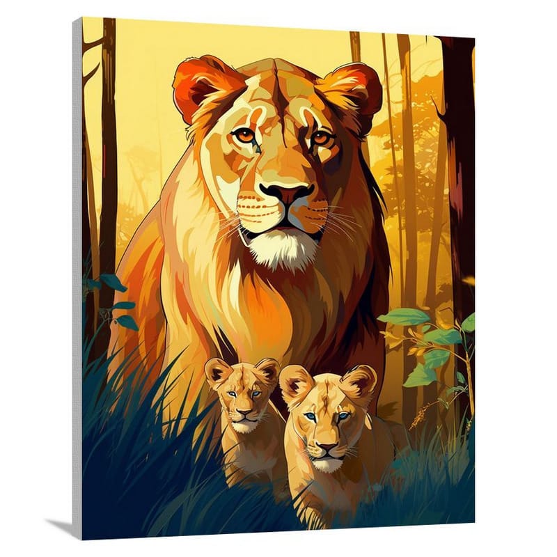 Lion's Pride - Canvas Print