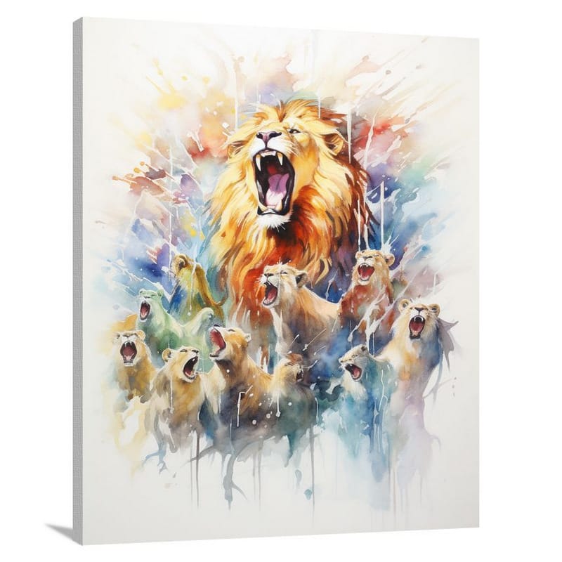 Lion's Roar - Canvas Print