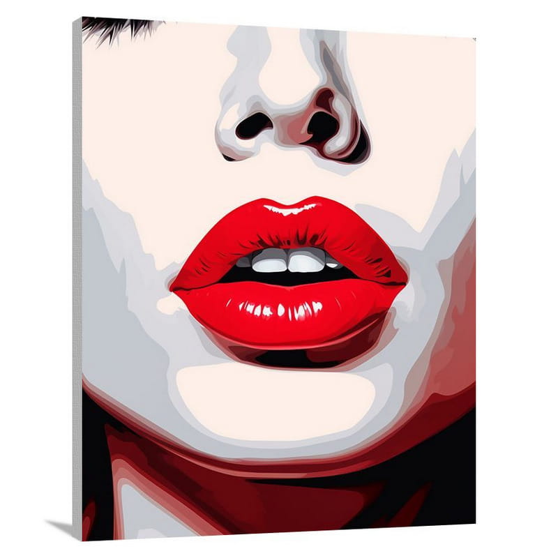 Lip - Pop Art - Canvas Print