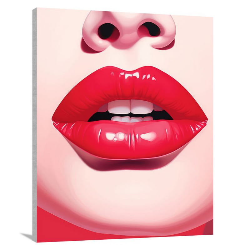 Lip - Pop Art - Pop Art - Canvas Print