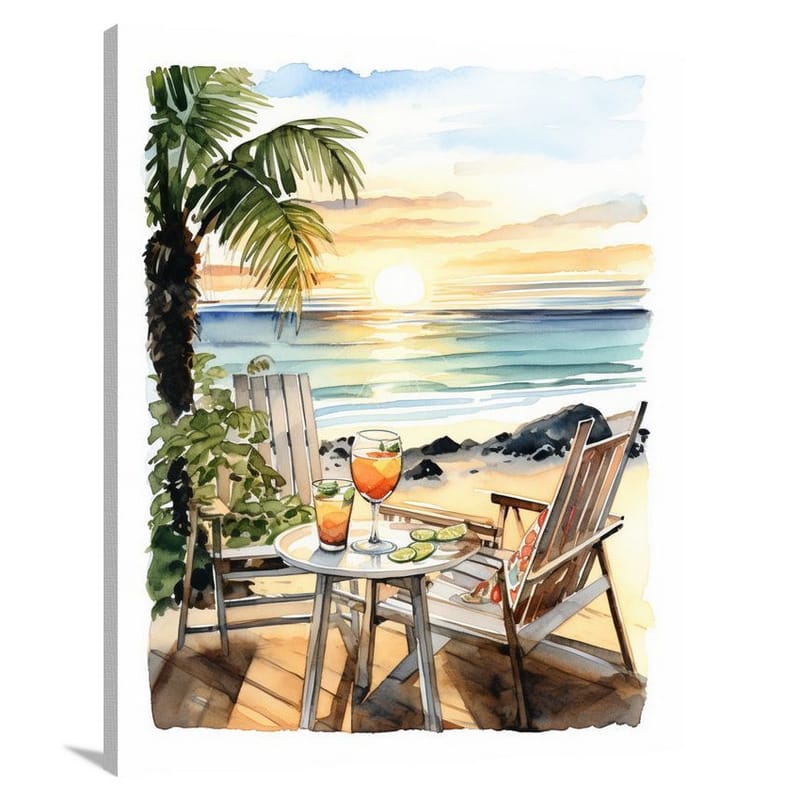 Liquor's Sunset - Canvas Print