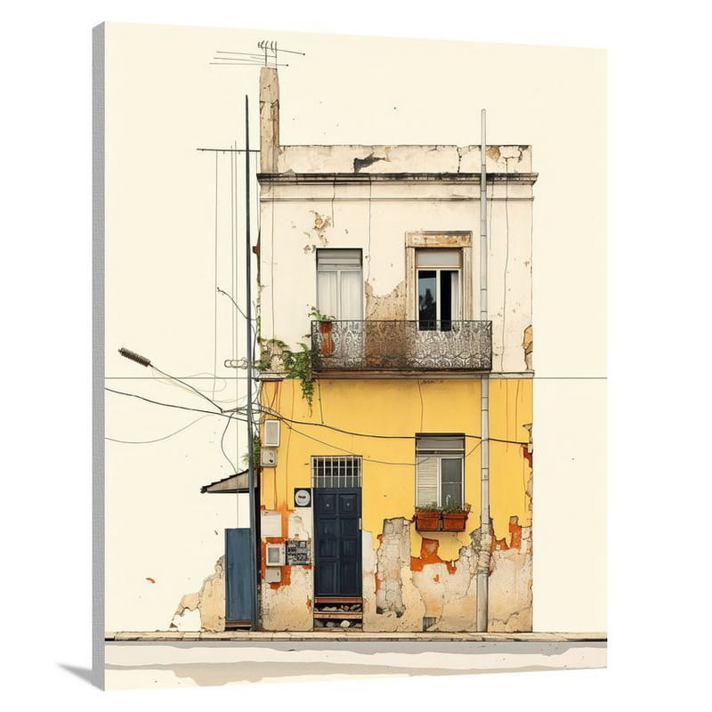 Lisbon's Forgotten Charm - Canvas Print