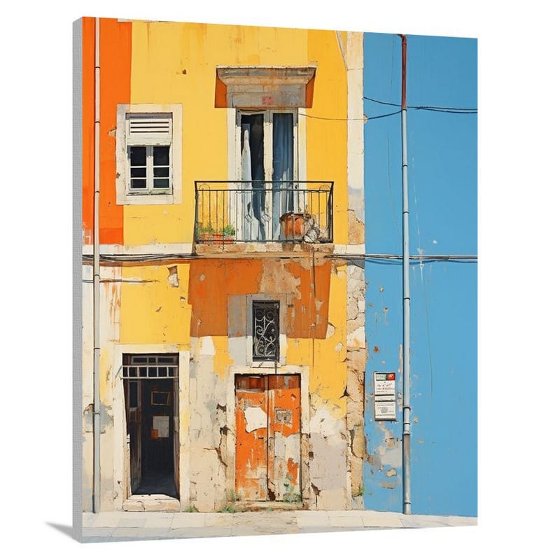 Lisbon's Forgotten Echoes - Canvas Print