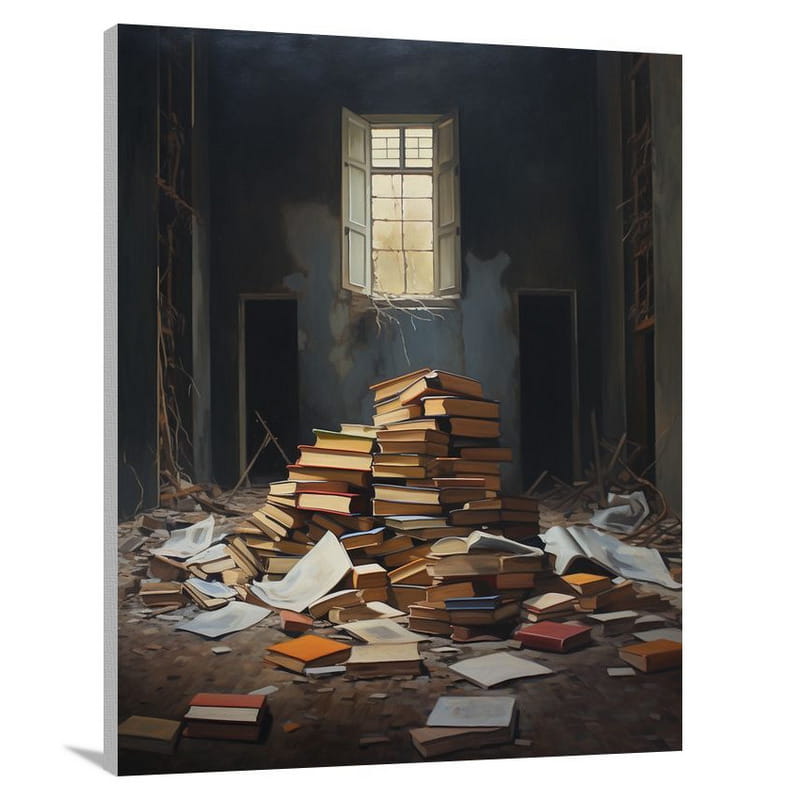 Literary Echoes - Canvas Print