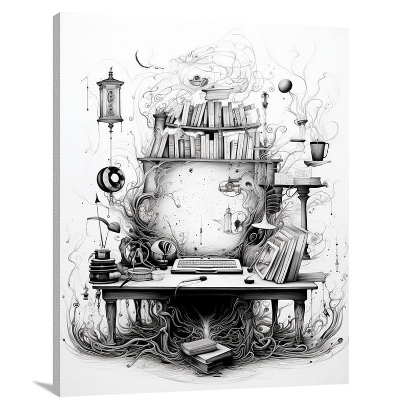 Literature's Imagination - Canvas Print