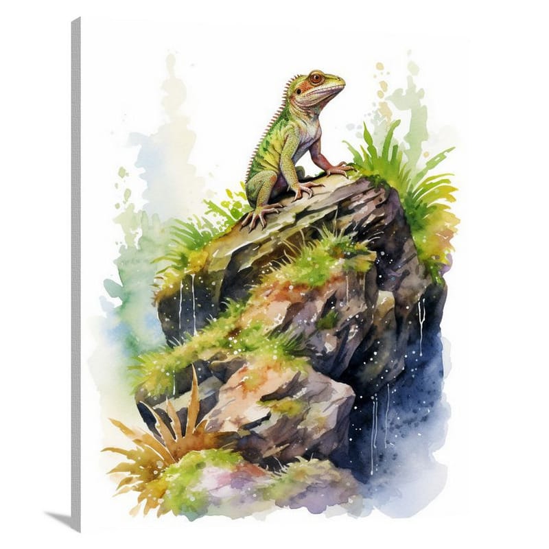 Lizard's Gaze - Canvas Print
