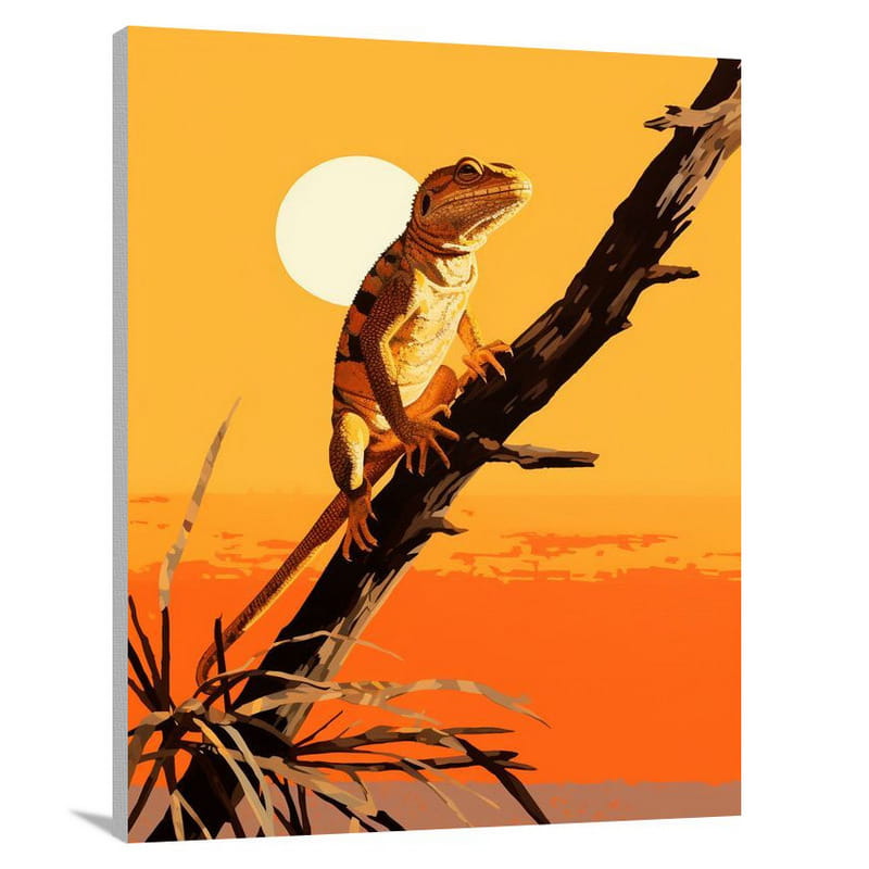 Lizard's Haven - Canvas Print