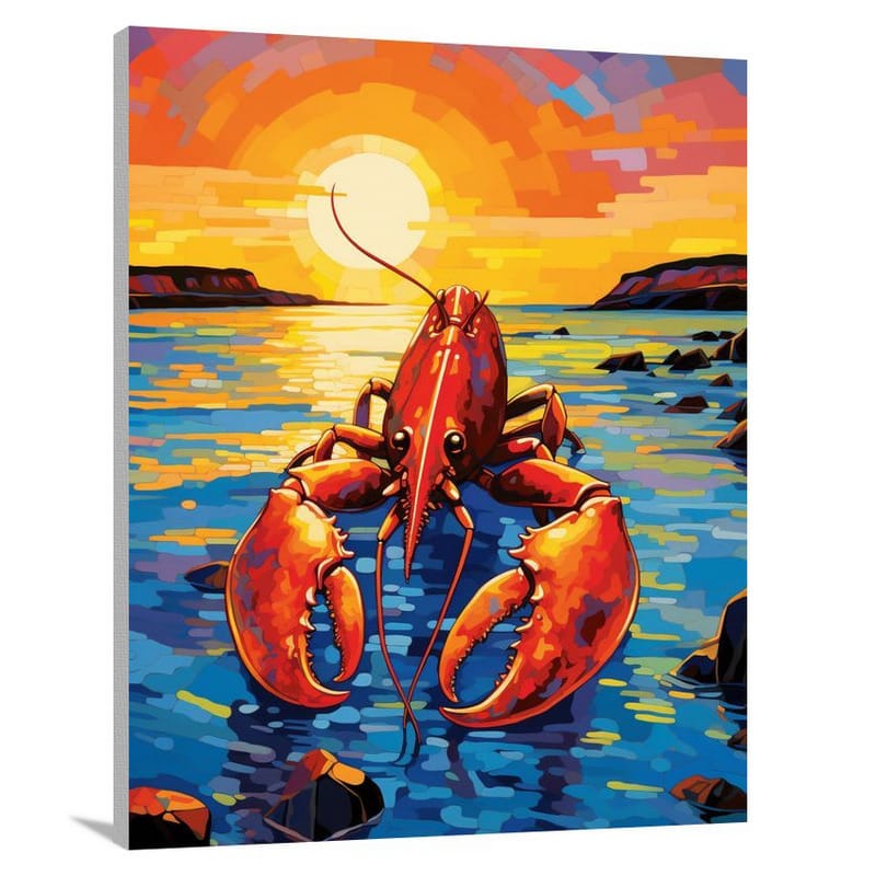 Lobster's Triumph - Canvas Print