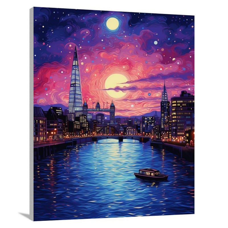London Skylines: Enchanted Twilight - Canvas Print