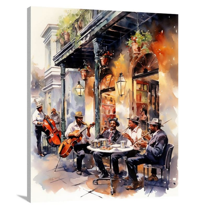 Louisiana Jazz Ensemble - Canvas Print