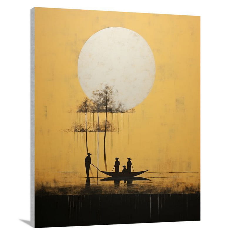 Louisiana Moonlight - Canvas Print
