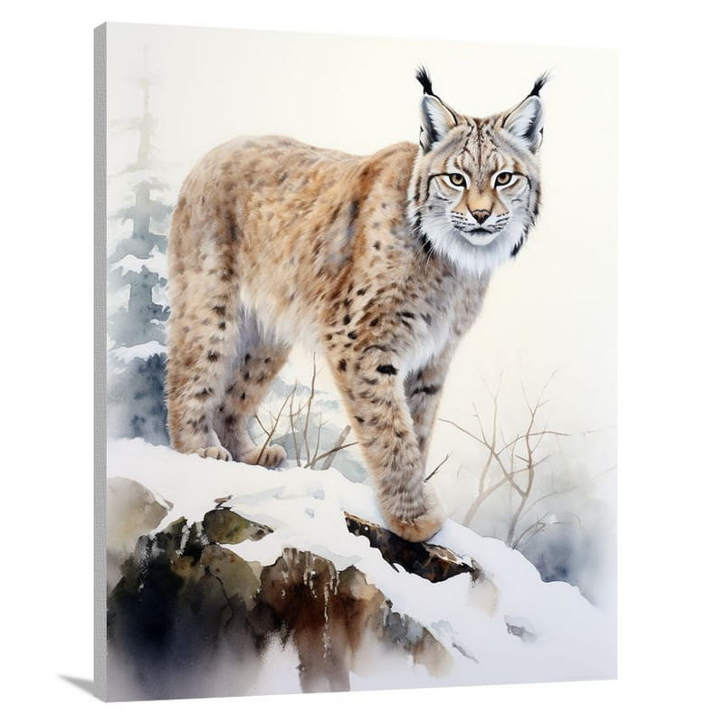 Lynx's Gaze - Canvas Print