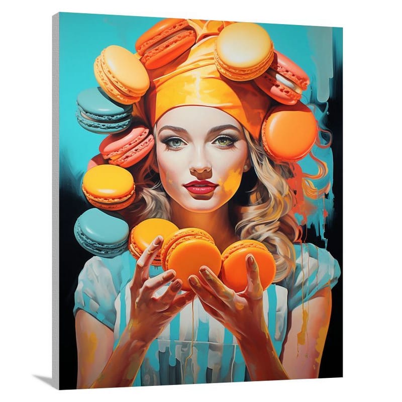 Macaron - Pop Art - Canvas Print