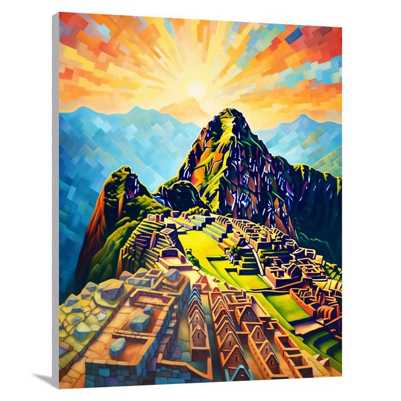 Machu Picchu, Attractions: Majestic Sunrise - Canvas Print