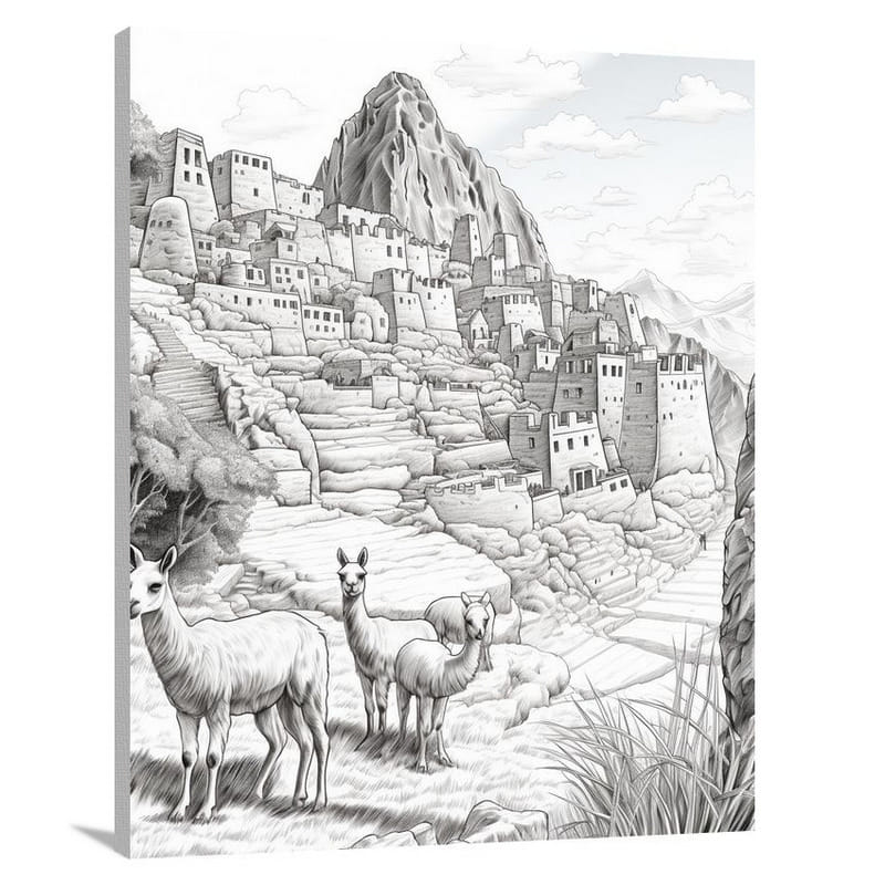 Machu Picchu Attractions: Timeless Wonder - Canvas Print
