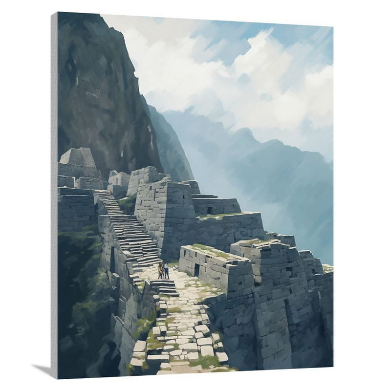 Machu Picchu: Echoes of History - Canvas Print