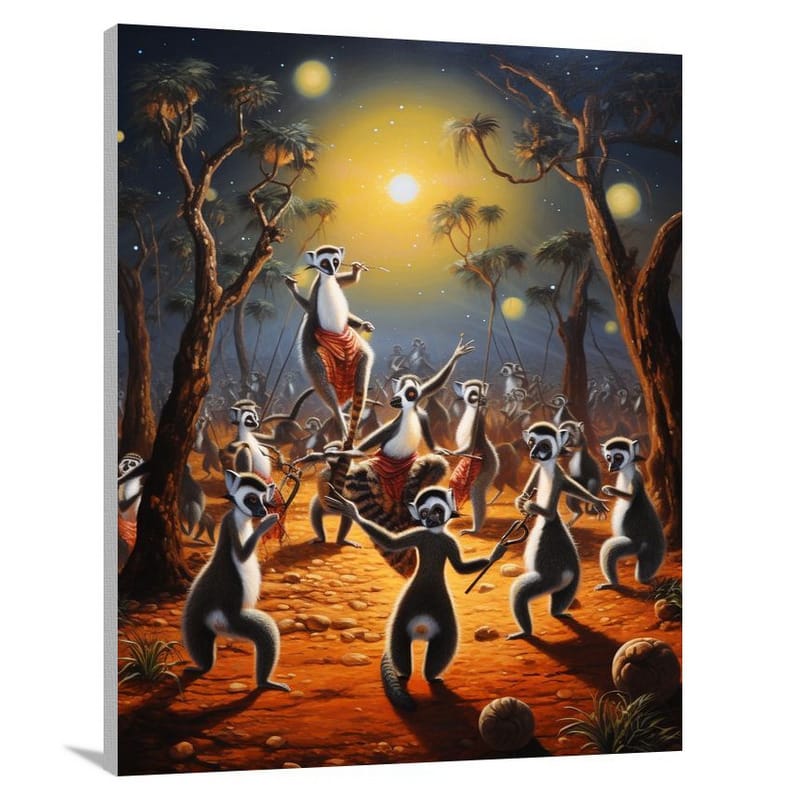 Madagascar's Enchanting Rhythm - Canvas Print