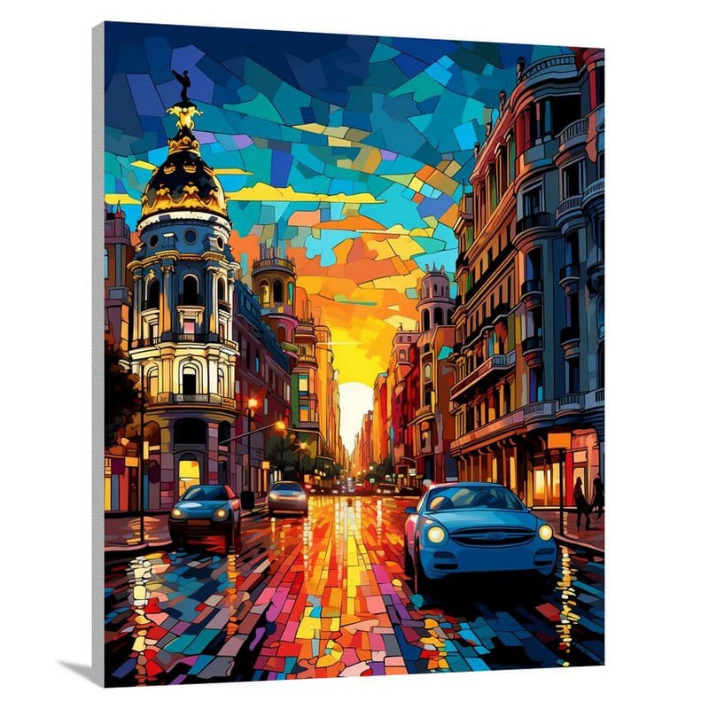 Madrid Nights - Pop Art - Canvas Print