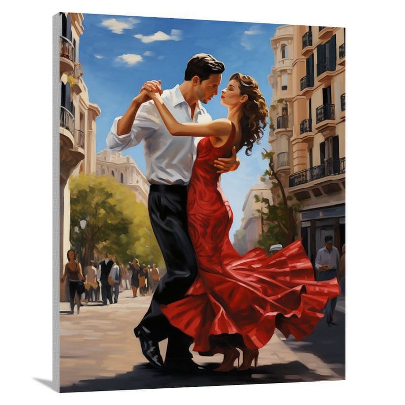 Madrid's Flamenco Beat - Canvas Print