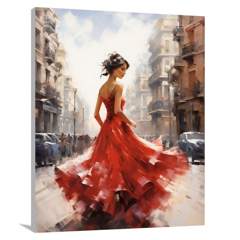 Madrid's Flamenco Symphony - Canvas Print