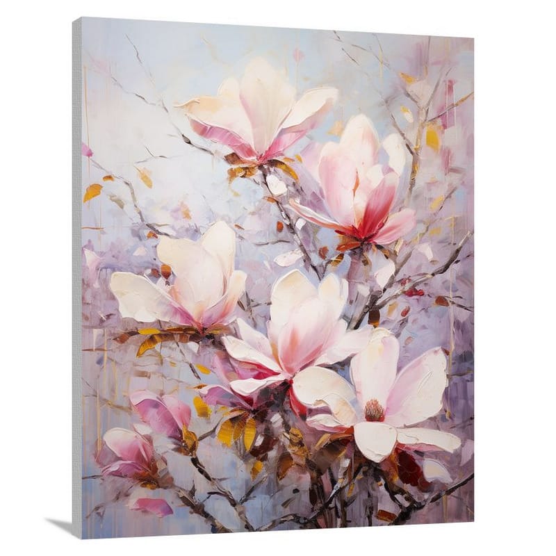 Magnolia Blooms - Impressionist - Canvas Print