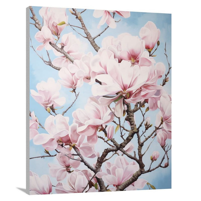 Magnolia Blossoms - Contemporary Art - Canvas Print