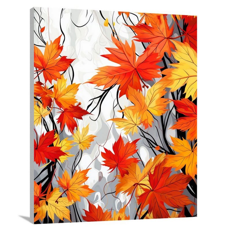 Maine's Autumn Symphony - Canvas Print