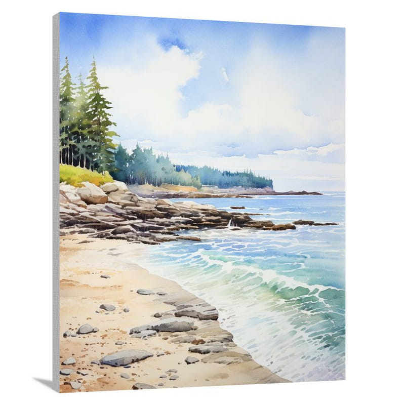 Maine's Coastal Symphony - Canvas Print