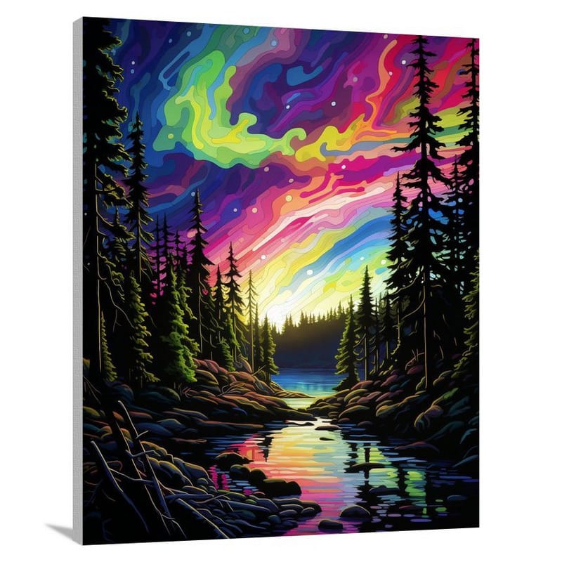 Maine's Mystical Sky - Canvas Print