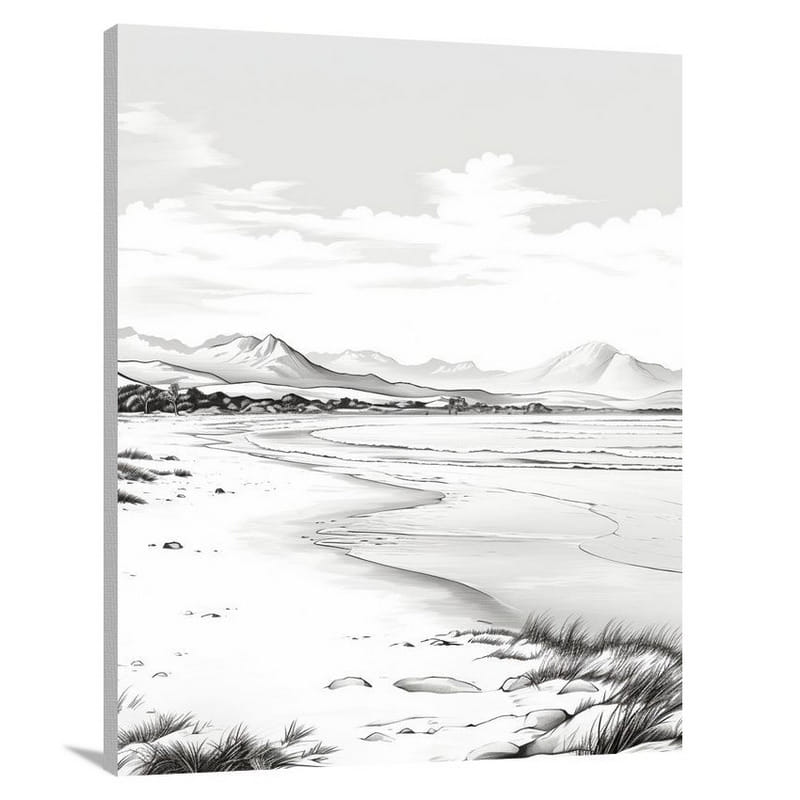 Majestic Harmony: Beachscape - Canvas Print
