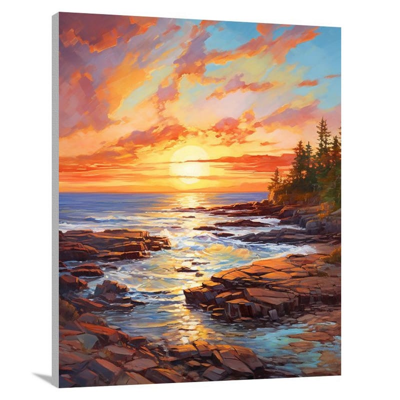 Majestic Maine - Impressionist - Canvas Print
