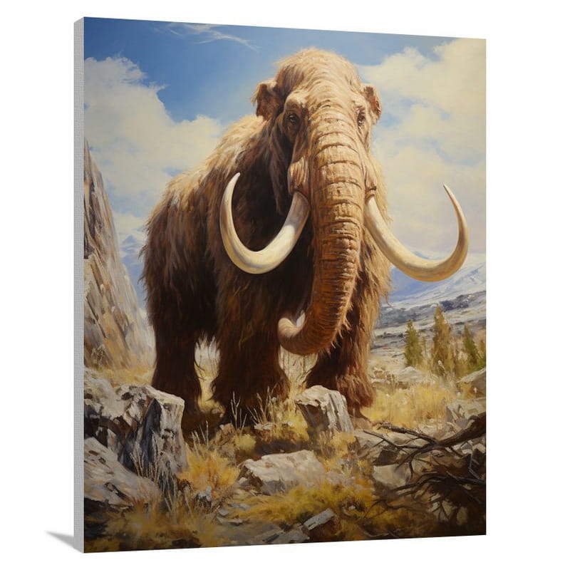 Majestic Mammoth - Impressionist - Canvas Print