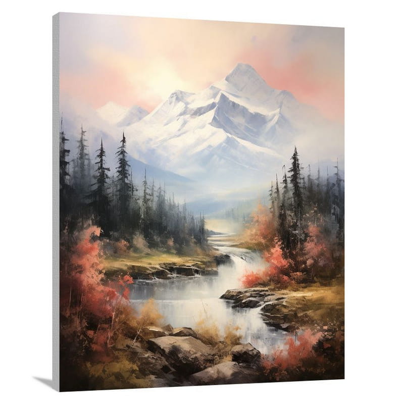 Majestic Serenity: North America's Splendor - Canvas Print