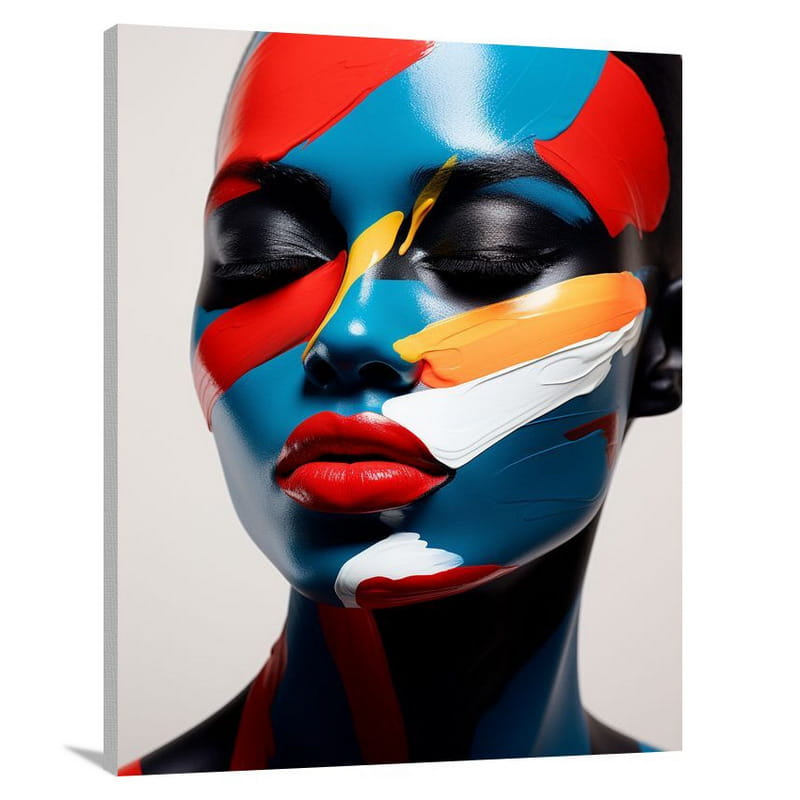 Make-Up Metamorphosis - Minimalist - Canvas Print