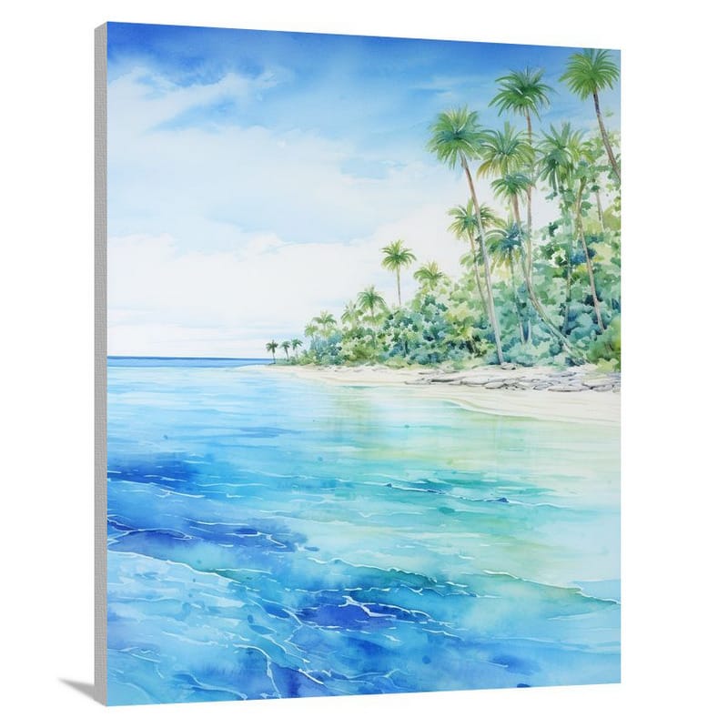 Maldives' Serenity - Canvas Print