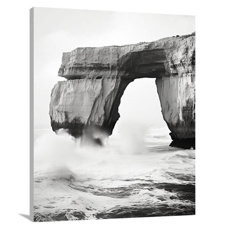 Malta's Majestic Arch - Canvas Print