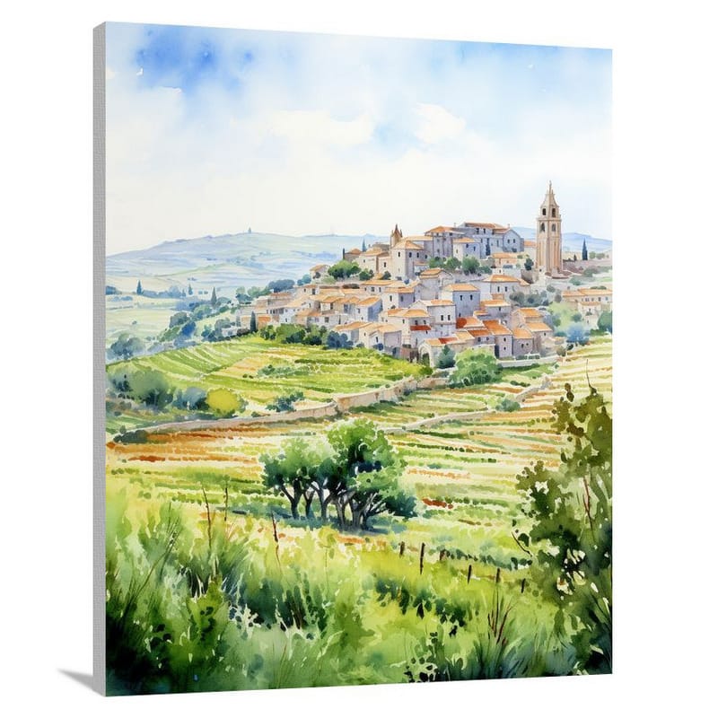 Malta's Serene Countryside - Canvas Print