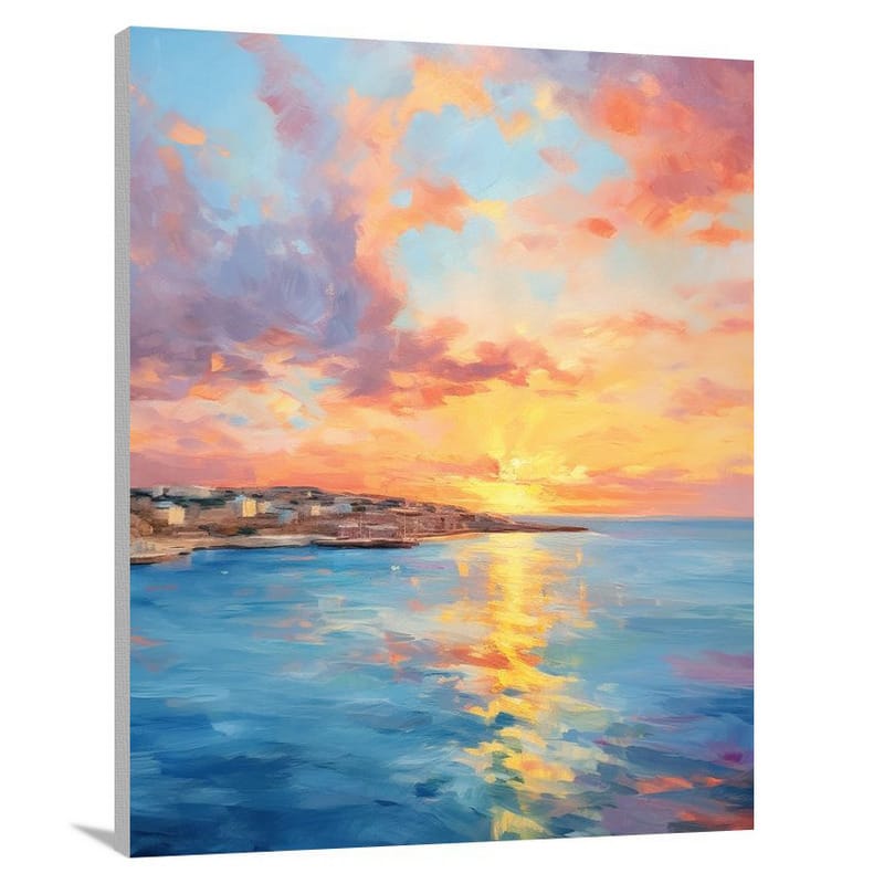Maltese Sunset - Canvas Print