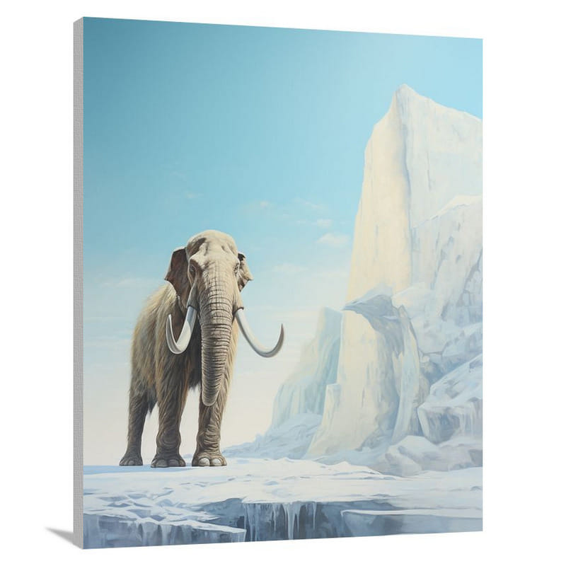 Mammoth - Minimalist - Canvas Print