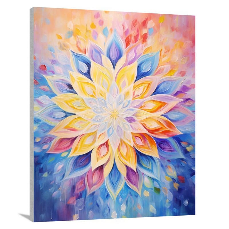 Mandala's Kaleidoscope - Impressionist - Canvas Print