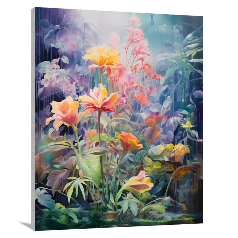 Marijuana's Enchanting Garden - Canvas Print