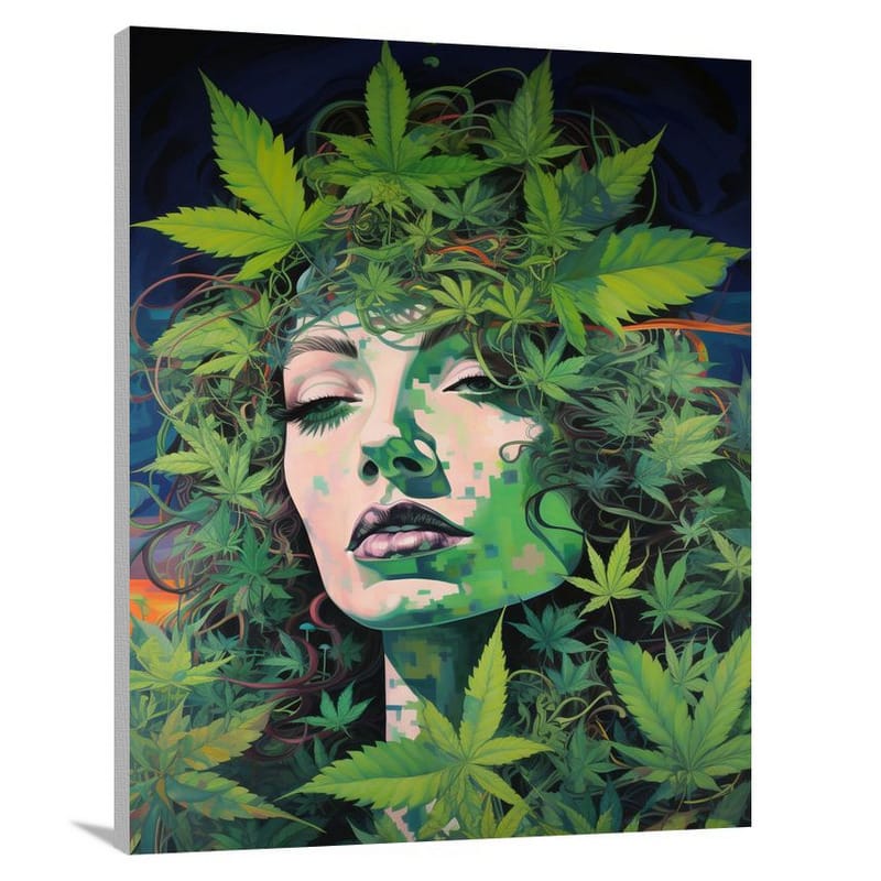 Marijuana's Enchanting Secret - Canvas Print