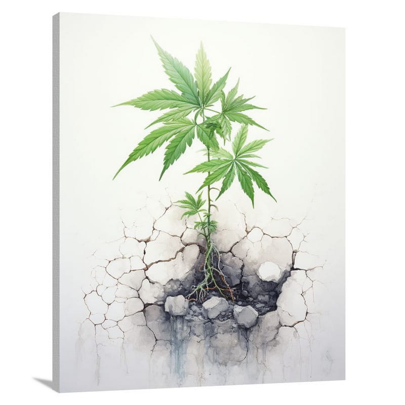 Marijuana's Resilience - Canvas Print