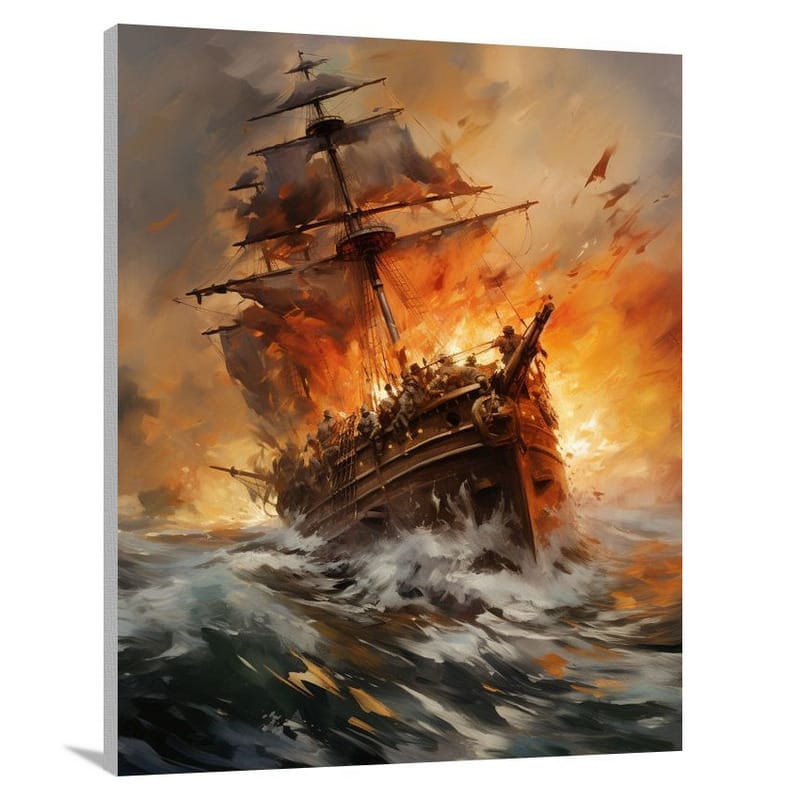Marine Inferno - Canvas Print