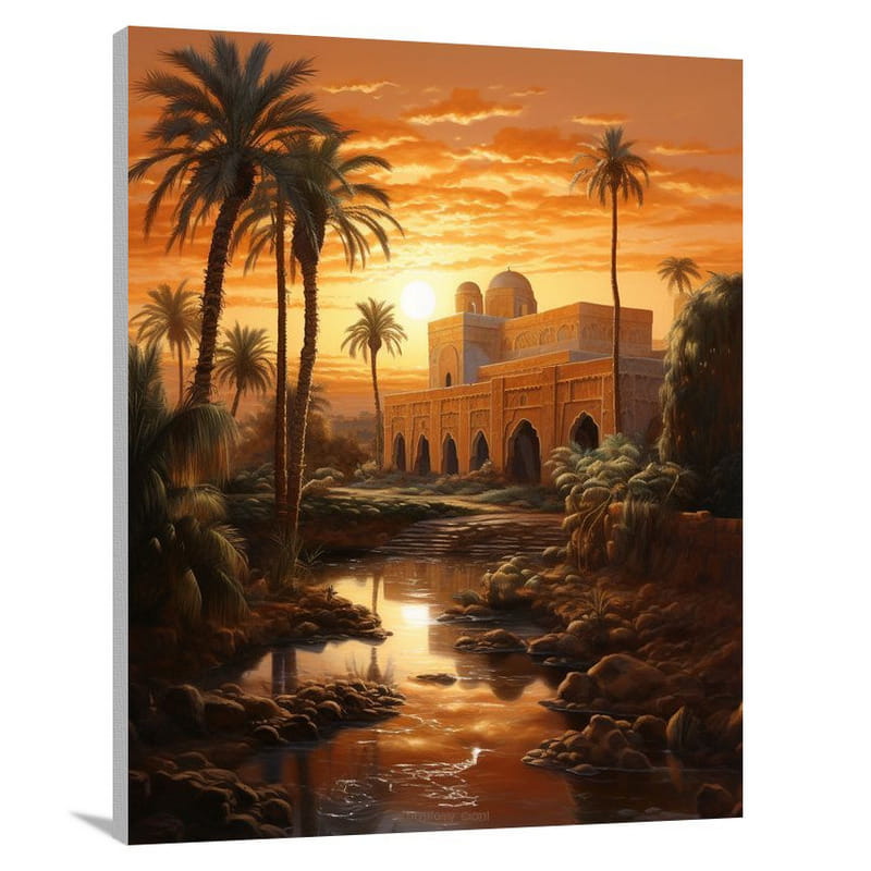 Marrakesh Oasis - Contemporary Art - Canvas Print