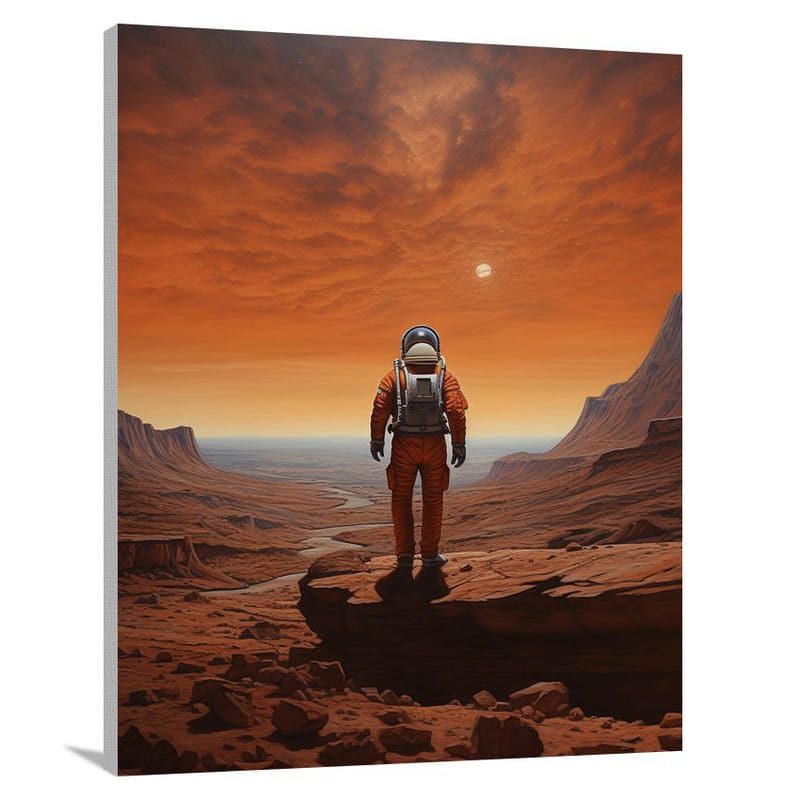 Mars: Awe and Solitude - Canvas Print