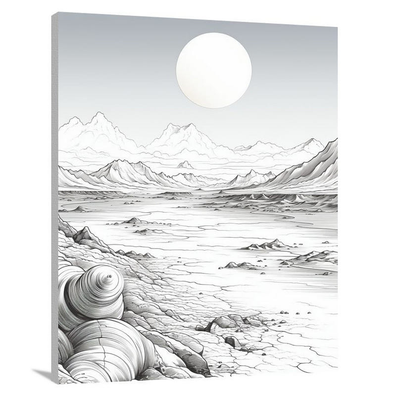 Mars: Celestial Majesty - Canvas Print