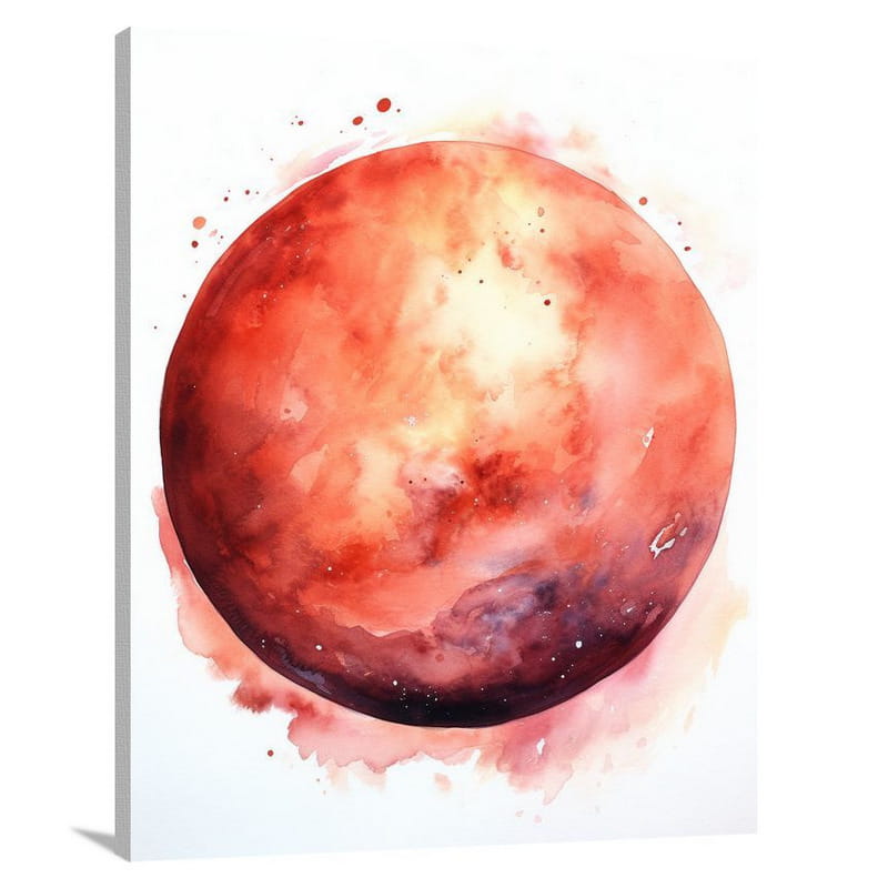 Mars' Celestial Symphony - Canvas Print