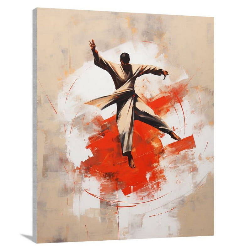 Martial Arts Ascendancy - Minimalist - Canvas Print